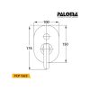 PALOMA FCP 1623 BRISTOL SINGLE LEVER CONCEALED 4-WAY BATH/SHOWER MIXER - Image 3